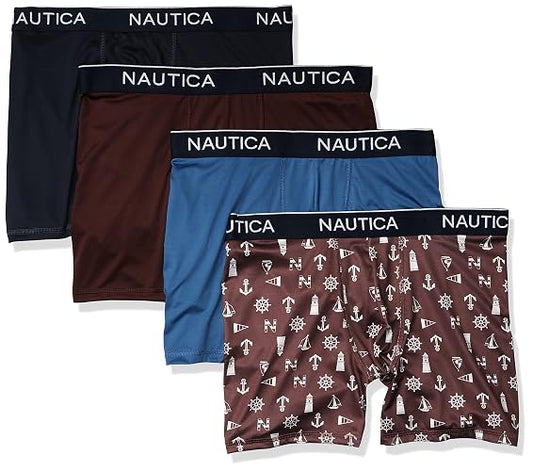 Nautica Paquete de 4 Calzoncillos Tipo Calzones Micro Ropa Interior de Hombres para Hombre