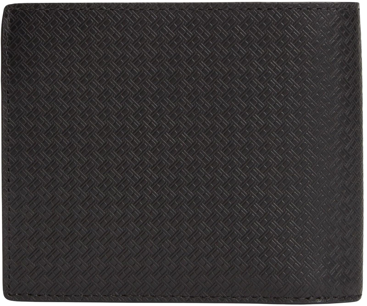 Tommy Hilfiger Cartera Bifold Wallet para para Hombre, Negro