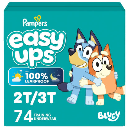 Pampers Easy Ups - Pañales desechables para niños, N/A, 2T-3T (16-34 lb)