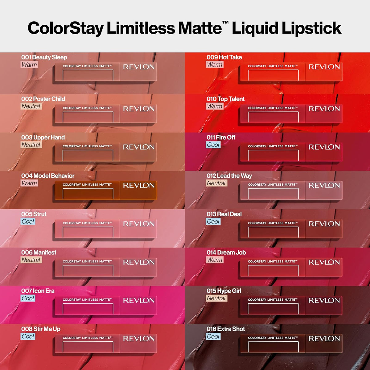 Revlon Colorstay Limitless Matte Liquid Lipstick tono Fire Off