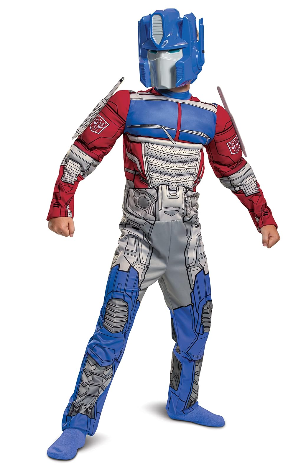 Disguise Disfraz Optimus Prime Transformers, Robot Superhéroe para Niño, Carnaval Talla M