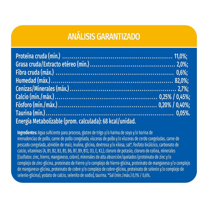 Purina Cat Chow Adulto Esterilizado Todos los Tamaños Sabor Pescado 24pack de 85g