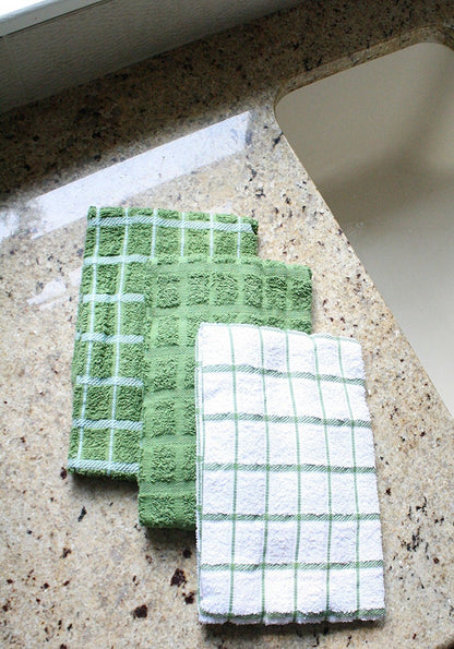 Ritz Kitchen Creations 100% Rizo de algodón Toallas de Cocina, Paquete de 3 63.50 cm x 38.10 cm, Cactus, 1