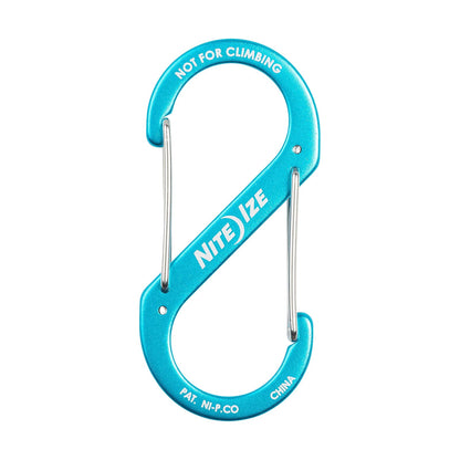 Nite Ize sba4–03-r6 S-Biner Dual Mosquetón Aluminio # 4-Blue