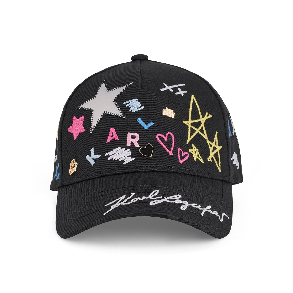 Karl Lagerfeld Hearts and Stars Baseball Cap Gorra de béisbol Mujer