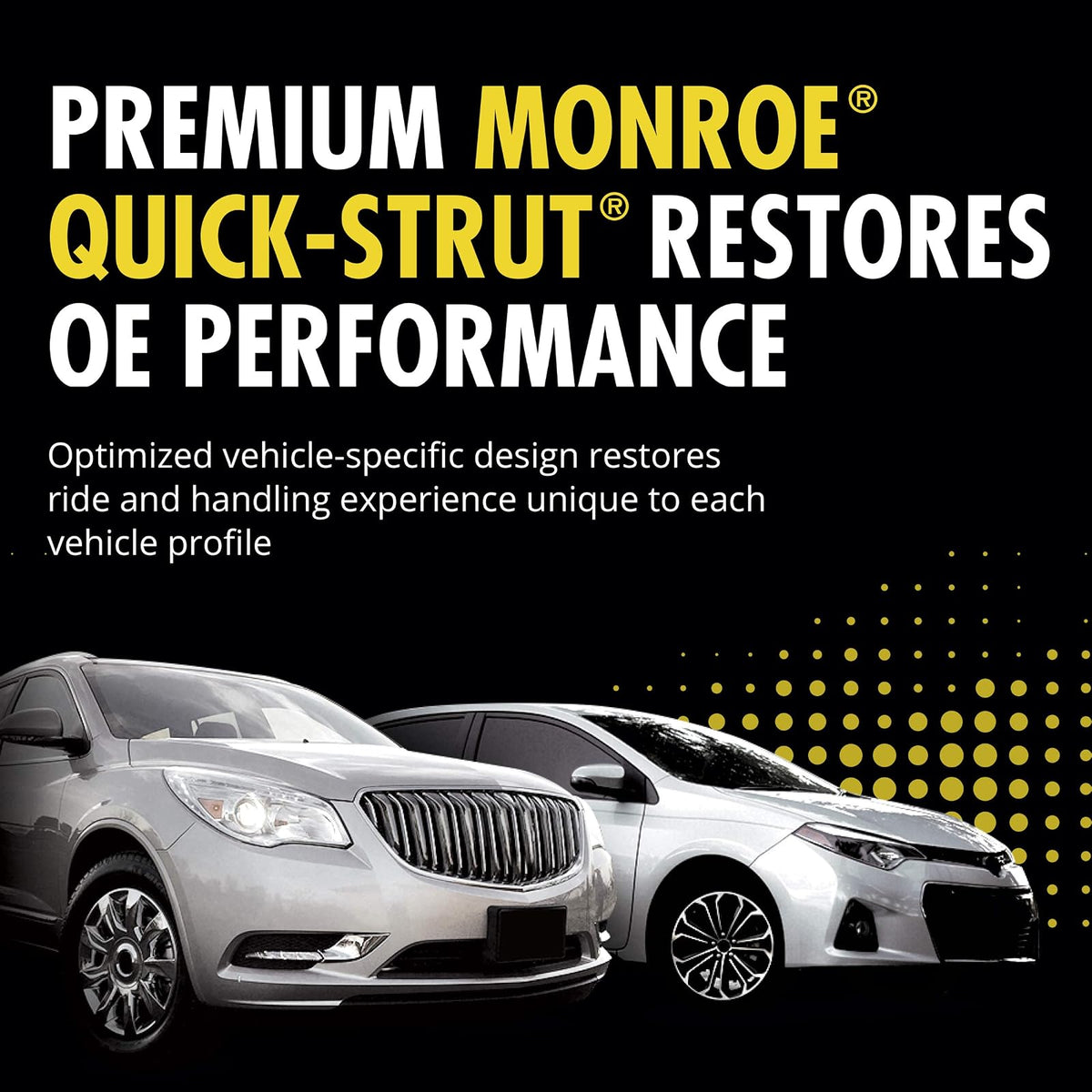 Monroe Quick-Strut Soporte de Suspensión y Resorte Helicoidal 139105 para Chevrolet Silverado 1500