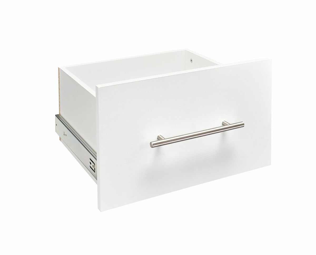ClosetMaid 8895 Torre SuiteSymphony Kit de Arranque - Cajón de 16" X 10" - Blanco puro - Diseño moderno