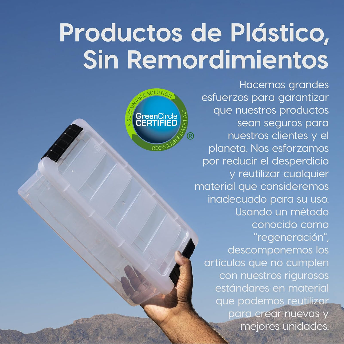 IRIS USA 6 Contenedores de 40 Qt con Tapa, Transparentes | Diseño transparente para ver el contenido fácilmente. Ideal para mudanzas, cobijas, ropa y garaje. Diseño anidable.