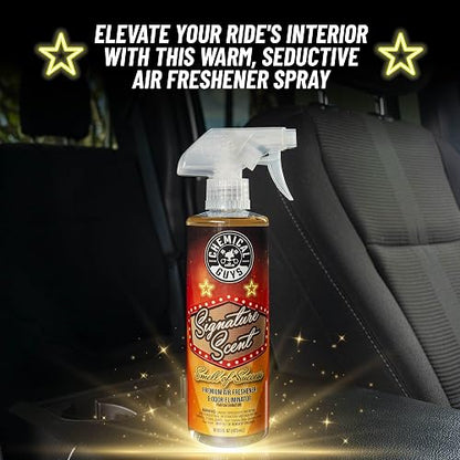 Chemical Guys Ambientador y Eliminador de Olores Premium Signature Scent, Olor a Éxito (ideal para automóviles, camiones, todoterrenos, caravanas, hogar, oficina y más) 473ml
