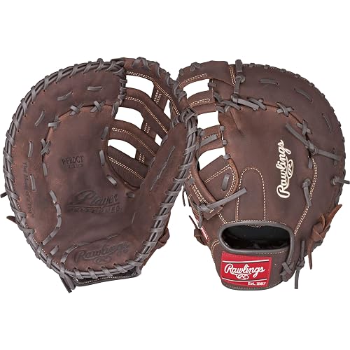 Rawlings | Guante de béisbol Preferido para Jugadores de Primera Base, Tiro para Mano Izquierda, 12.5 Pulgadas, Banda Doble de Barra de un Solo Poste