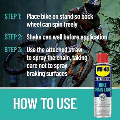 WD-40 Bike WDB001 Lubricante Condiciones secas