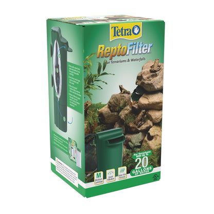 Tetra ReptoFilter - Filtro para terrarios, Verde, 90 GPH