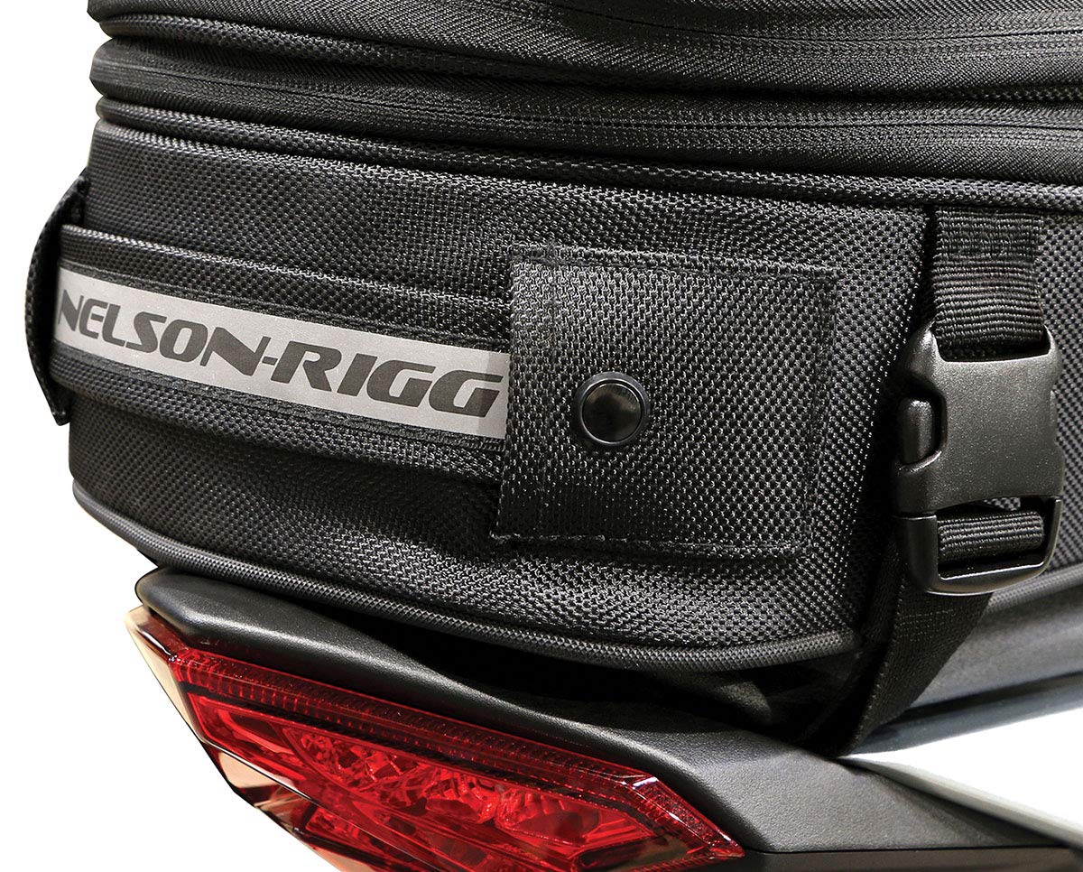 Nelson-Rigg CL-1060-R Commuter Lite Bolsa Cola Negro para Motocicleta