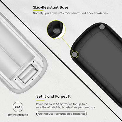 EKO Astro Bote de Basura Delgado con Sensor 10L | Acero inoxidable mate, sensor sin contacto 0,2 s, tapa mariposa silenciosa 40 dB, IPX4 impermeable