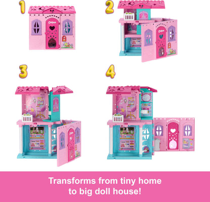 Barbie Casa de Muñecas Casa Transformable de Chelsea para niñas de 3 años en adelante