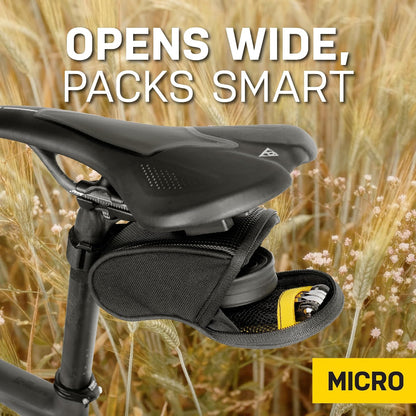 Topeak Aero Wedge Pack, w/ Fixer F11, Micro