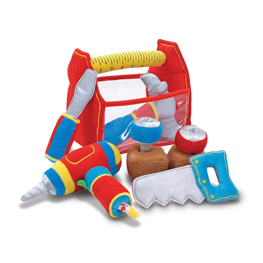 Melissa & Doug First Play Caja de Herramientas para Llenar y Vaciar, Juguete para Bebés (9 Piezas)