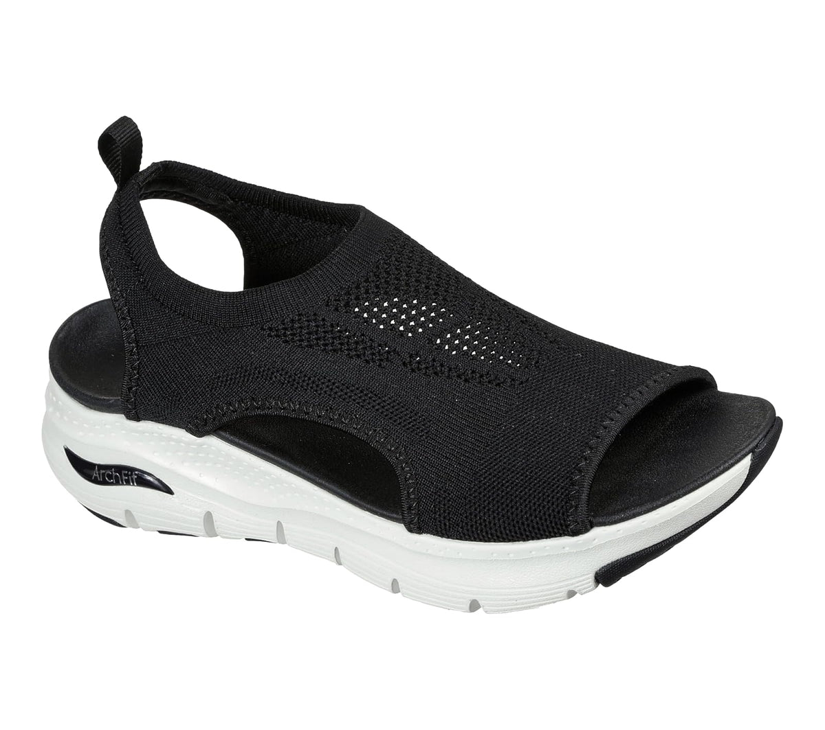 Skechers Arch Fit City Catch Sandalias - 26.0 cm - Negro -