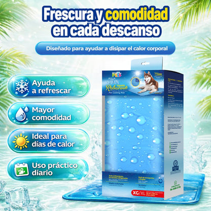 Fancy Pets Tapete Refrescante para Perros XGDE Aqua Cool | Autoenfriante, Portátil y No Tóxico | Uso Interior y Exterior