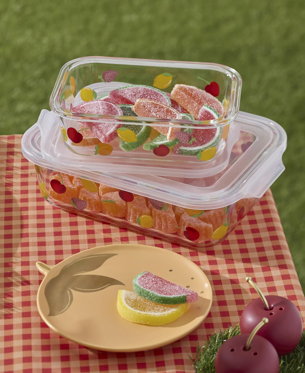 Kate Spade New York - Juego de 4 platos Tutti Fruity Tidbit