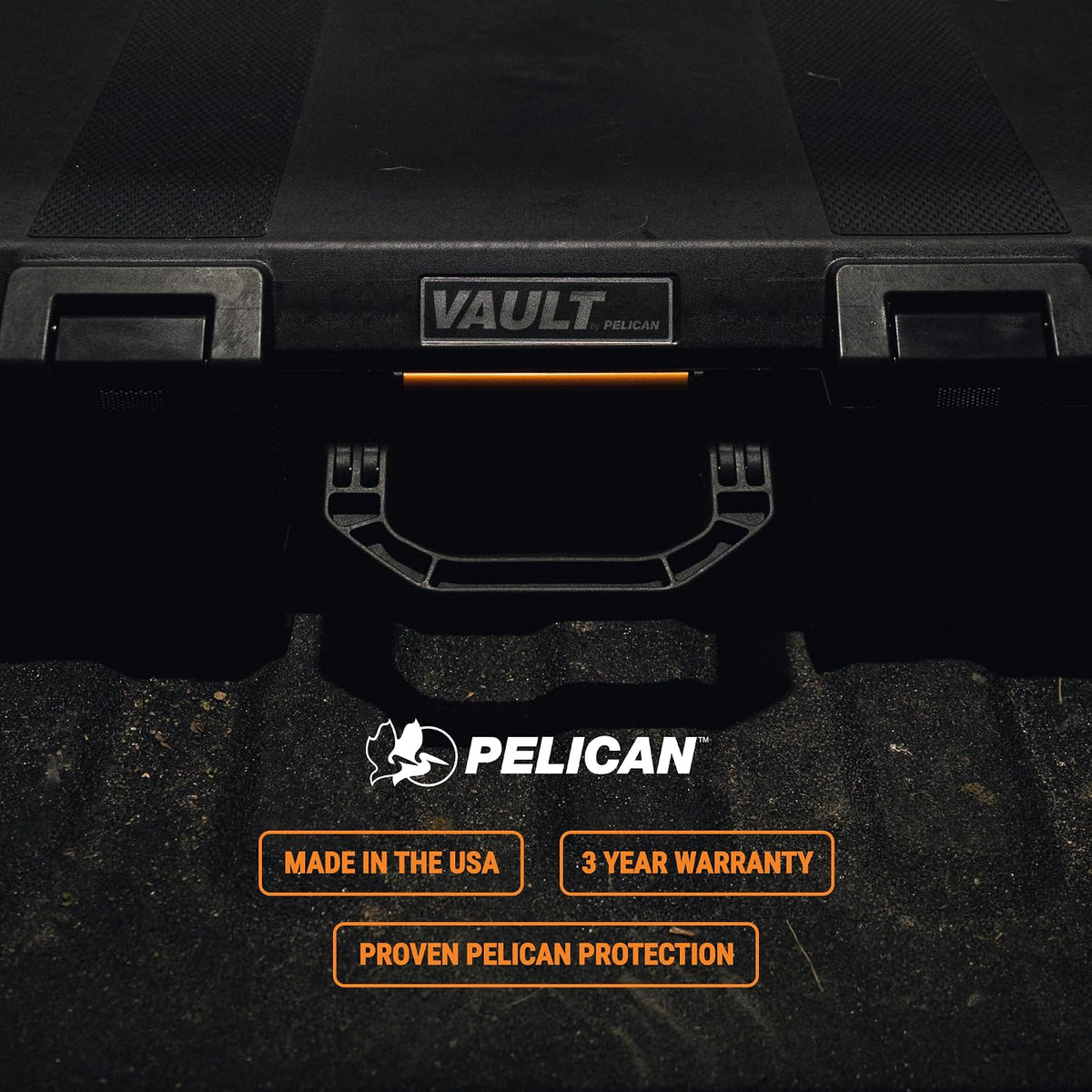 Pelican Vault - v525 - Funda rígida con espuma para cámara, drone, equipo, electrónica, engranaje y más (bronceado)