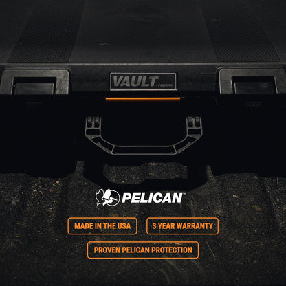 Pelican Vault - v525 - Funda rígida con espuma para cámara, drone, equipo, electrónica, engranaje y más (bronceado)