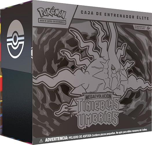 Pokémon Caja de Entrenador Élite de Megaevolución-Tinieblas Umbrías de JCC (Producto EN ESPAÑOL Latino)