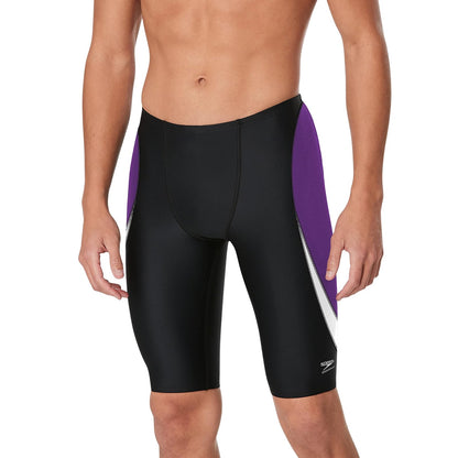 Speedo Endurance+ Launch Jammer Calzoncillo de Natación para Hombre - Edge Black - Purple - 34