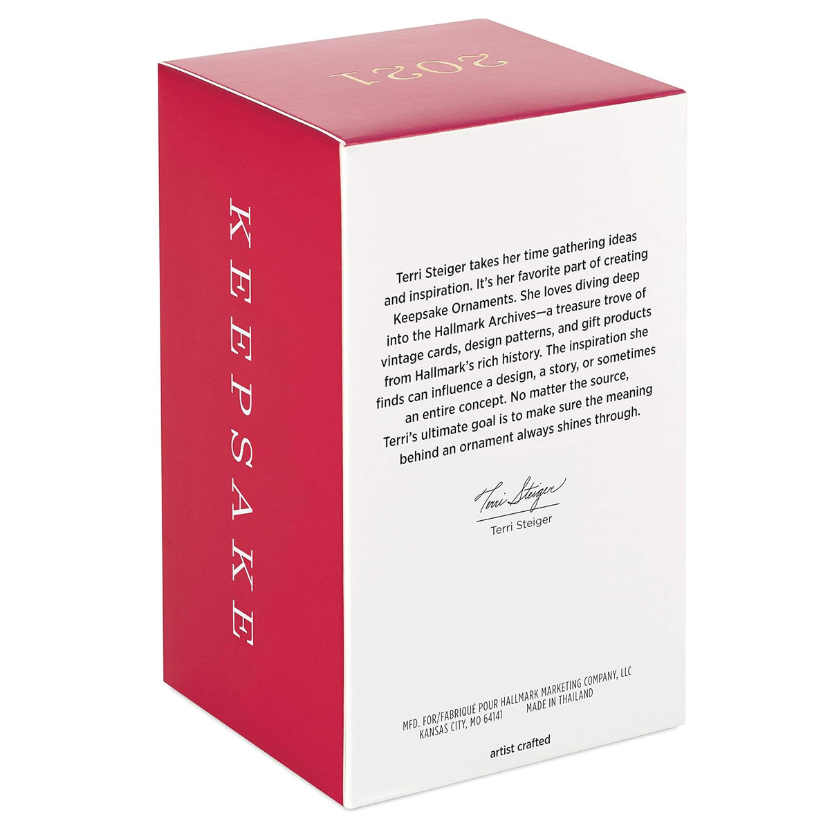 Hallmark 2021 - Adorno navideño de Recuerdo