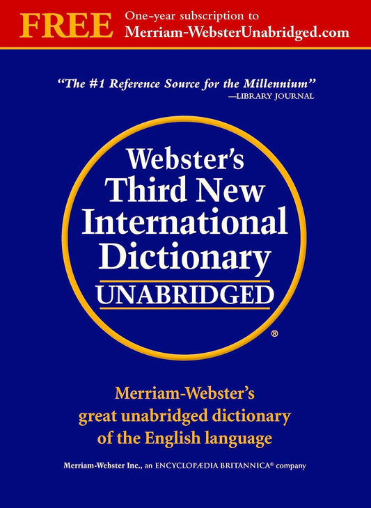 Webster's Third New International Dictionary, Unabridged