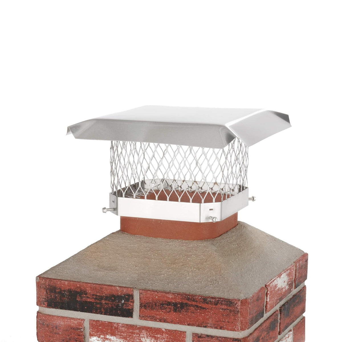 Shelter SCSS1313 - Tapa de chimenea de acero inoxidable, 9" x 9", Acero inoxidable