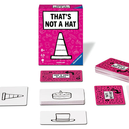 Ravensburger That's Not a Hat 2 Juego de Cartas Familiar - Fiesta