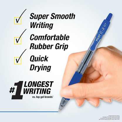 Pilot G2 Premium - Bolígrafos de gel de punta fina de 0,7 mm, punta fina, paquete de 14 unidades, ideales para la escuela, diario y escritura de oficina