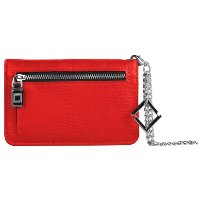 Lencca Kymira II - Cartera de Piel Vegana para Smartphone con Correa de muñeca extraíble, Color Magenta/Ciruela