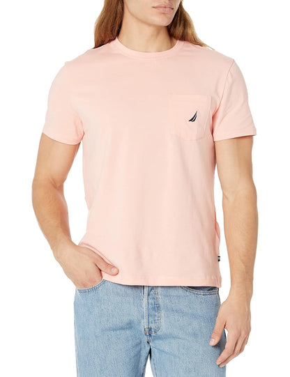 Nautica Playera con Bolsillo para Hombre - XL - Coral Sands