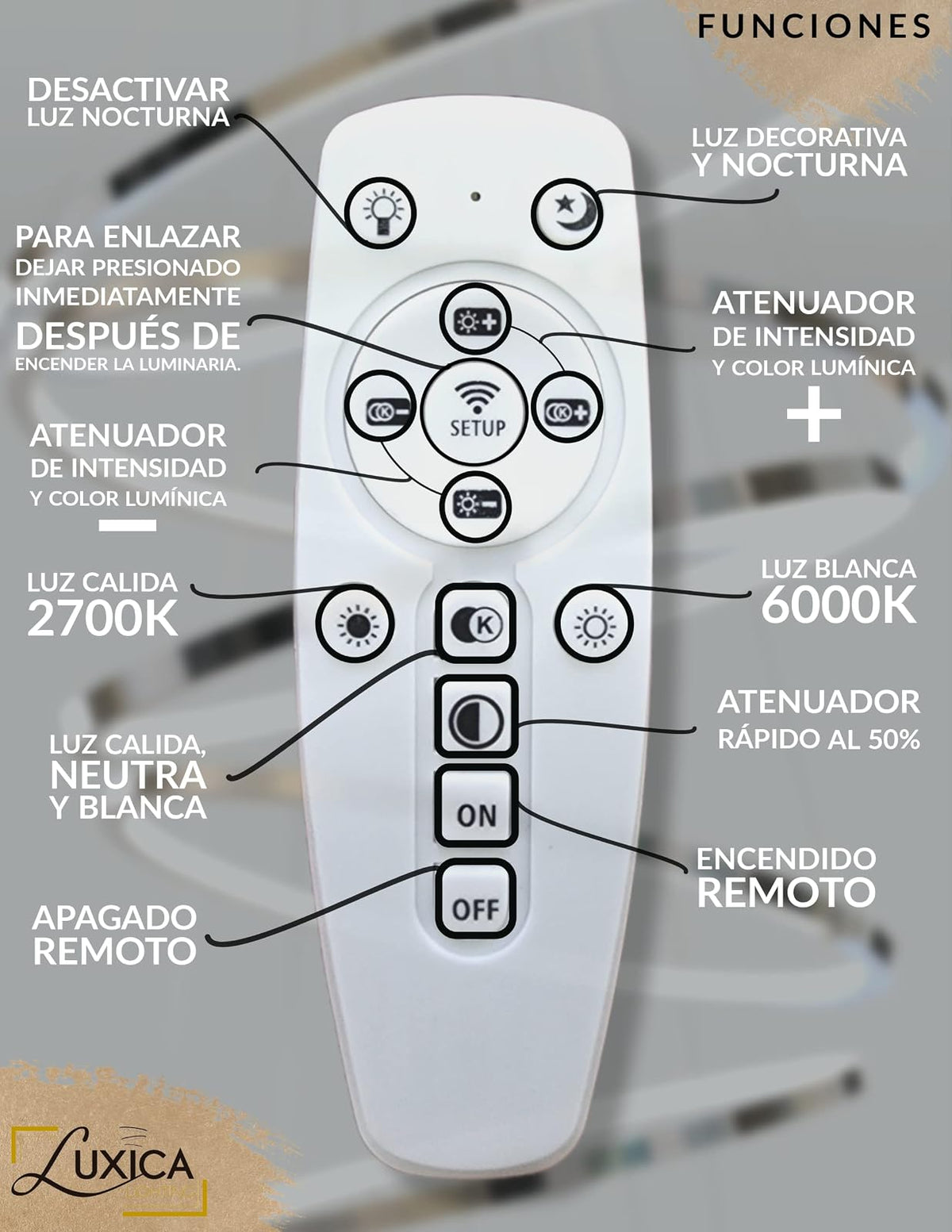 LÁMPARA TIPO CANDIL COLGANTE - LUXICA LIGHTING - Lampara Elegante y Moderna con Luz colgante LED - Lámparas innovadoras …