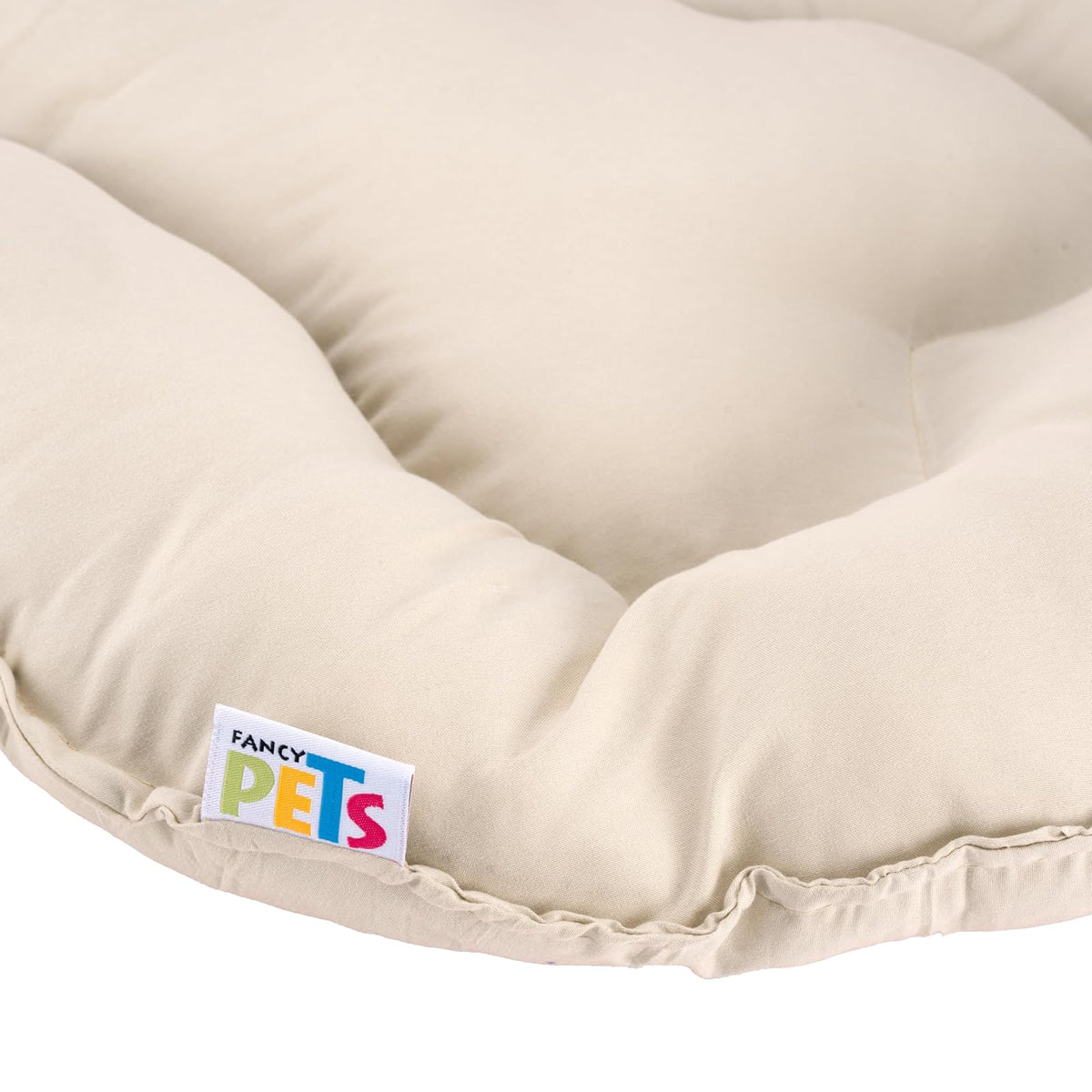 Fancy Pets Cojín Grande para Cama de Plástico – 77 x 51 cm, Tela Suave y Resistente, Descanso Cómodo para Perros, Colores Surtidos