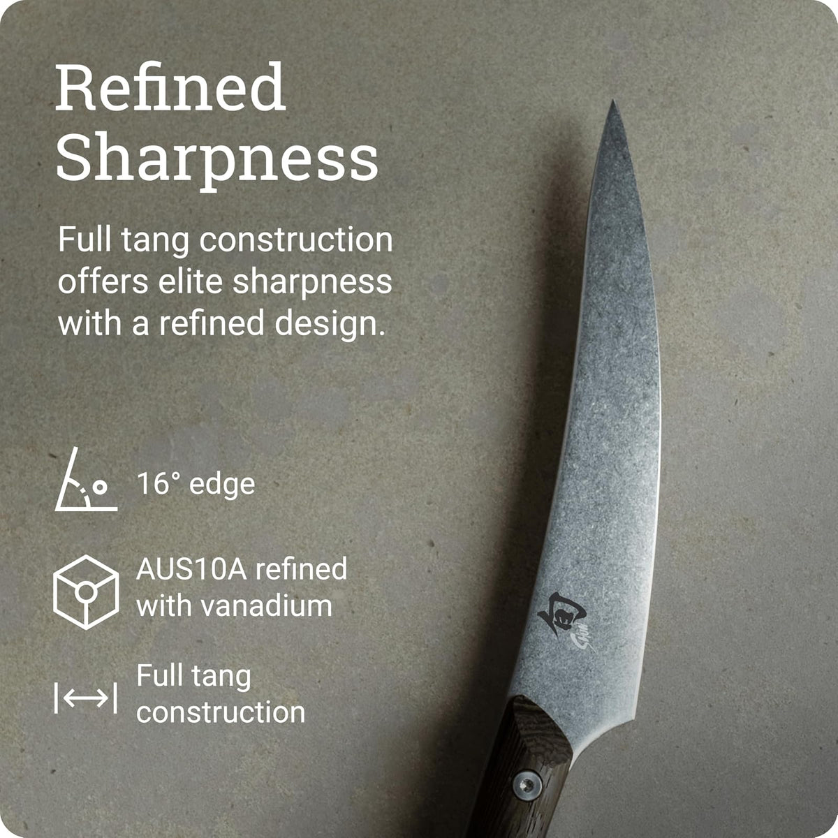 Shun Cutlery Kanso Cuchillo para deshuesar y filete de 6.5 pulgadas, se desliza fácilmente a través de carne y pescado, auténtico, hecho a mano, cuchillo japonés, filete y recortador, plateado