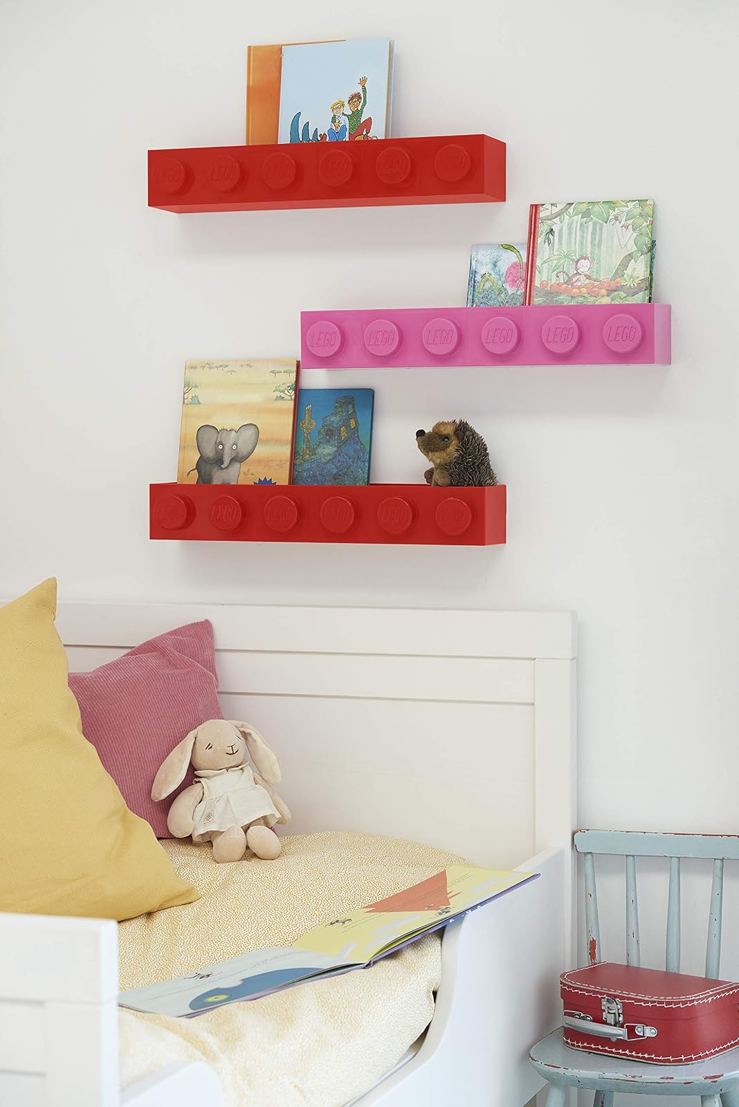 Room Copenhagen, Lego - Estante Decorativo Flotante para Almacenamiento - Gris