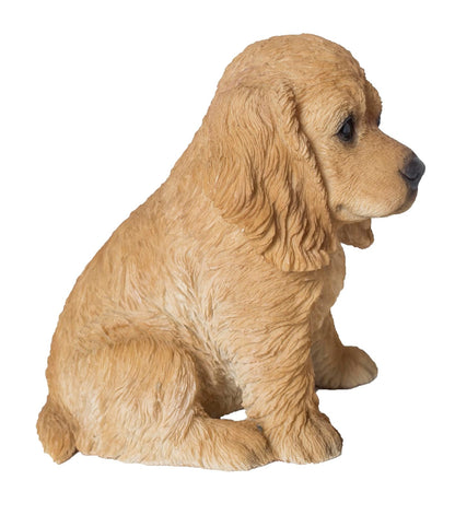 Hi-Line Gift Ltd. - Estatua de Cocker Spaniel de Color Crema