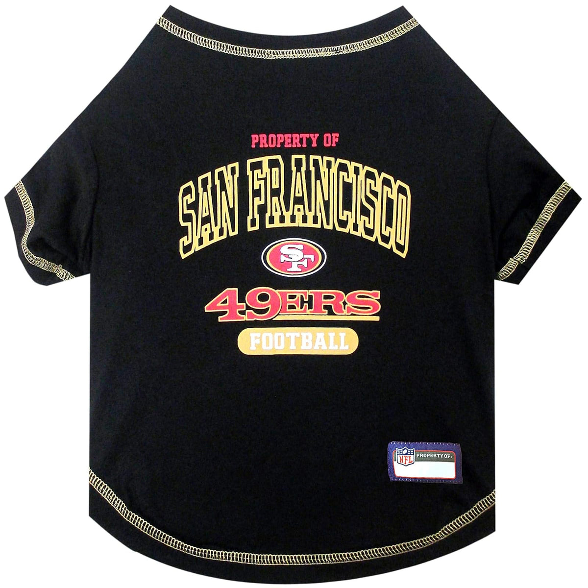 Pets First NFL Playera Deportiva para Perro - X-large - San Francisco 49Ers