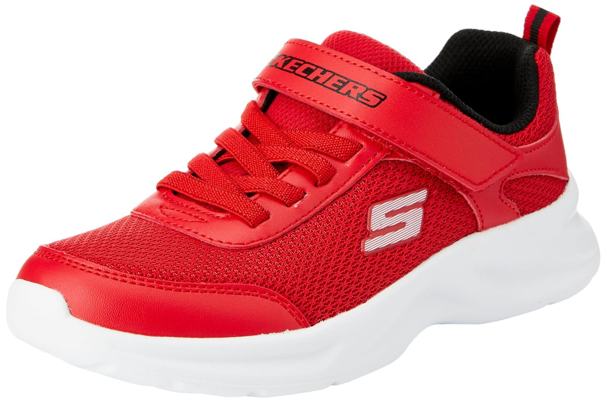 Skechers Dynamatic Tenis Deportivos para Niño - 16.5 cm - Rojo -