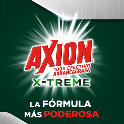 Axion Lavatrastes Líquido Xtreme 100% Efectivo Arrancagrasa 2.8 L | Fórmula Concentrada y más Poderosa que Rinde Más, Máxima Eficacia, Corta la Grasa al Instante