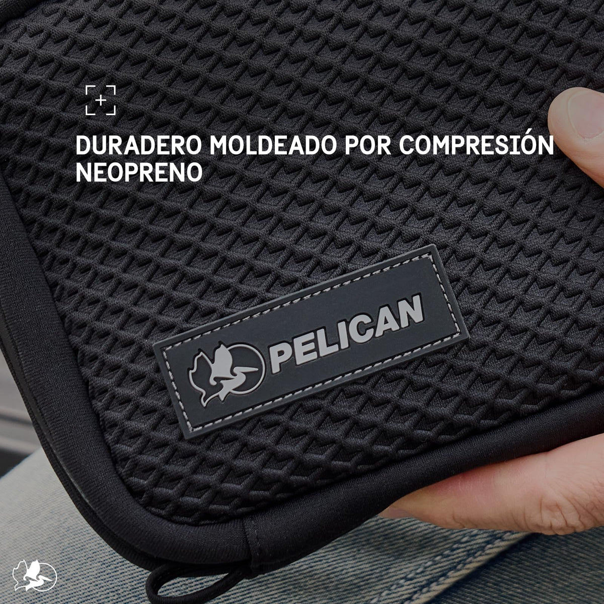 Pelican - Organizador electrónico de viaje, bolsa de tecnología portátil con múltiples bolsillos de malla de almacenamiento para cables, cargadores, batería, AirPods