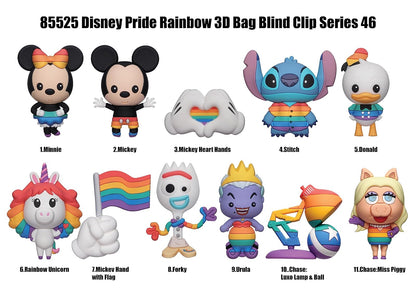 Disney Pride Rainbow 3D - Clip de bolsa de espuma (serie 46)