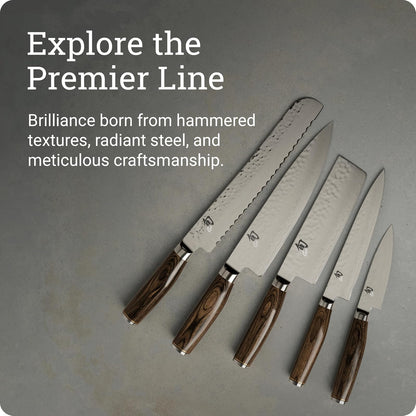 Shun TDM0723 Premier Chef Knife, 6-Inch
