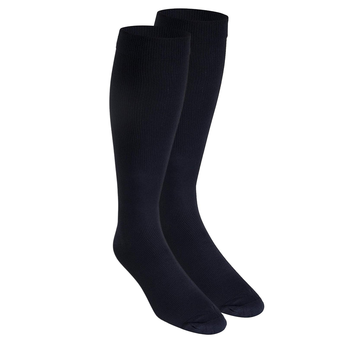 Truform Compression Socks, 15-20 Mmhg, Men's Dress Socks, Knee High Over Calf Length Navy, Pack of 1