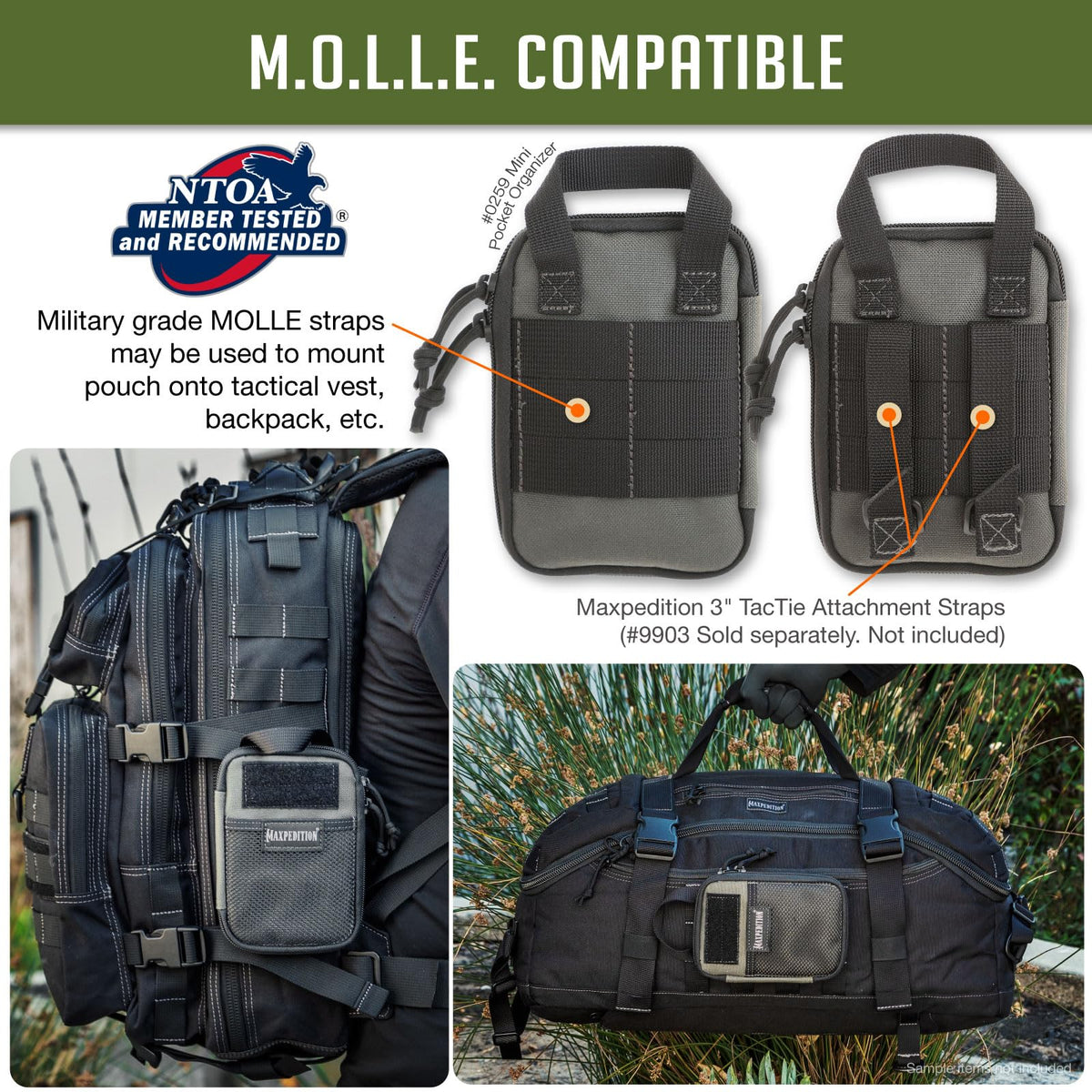 Maxpedition Mini Organizador de Bolsillo