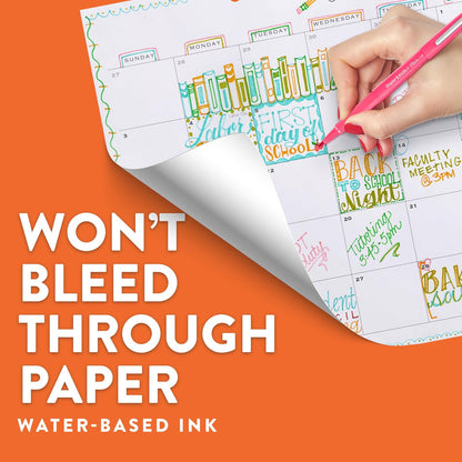 Paper Mate Flair - Bolígrafos de punta de fieltro, paquete definitivo, cuenta con 5 tipos diferentes de bolígrafos, 60 unidades, diversión creativa, esenciales para el aula, suministros para