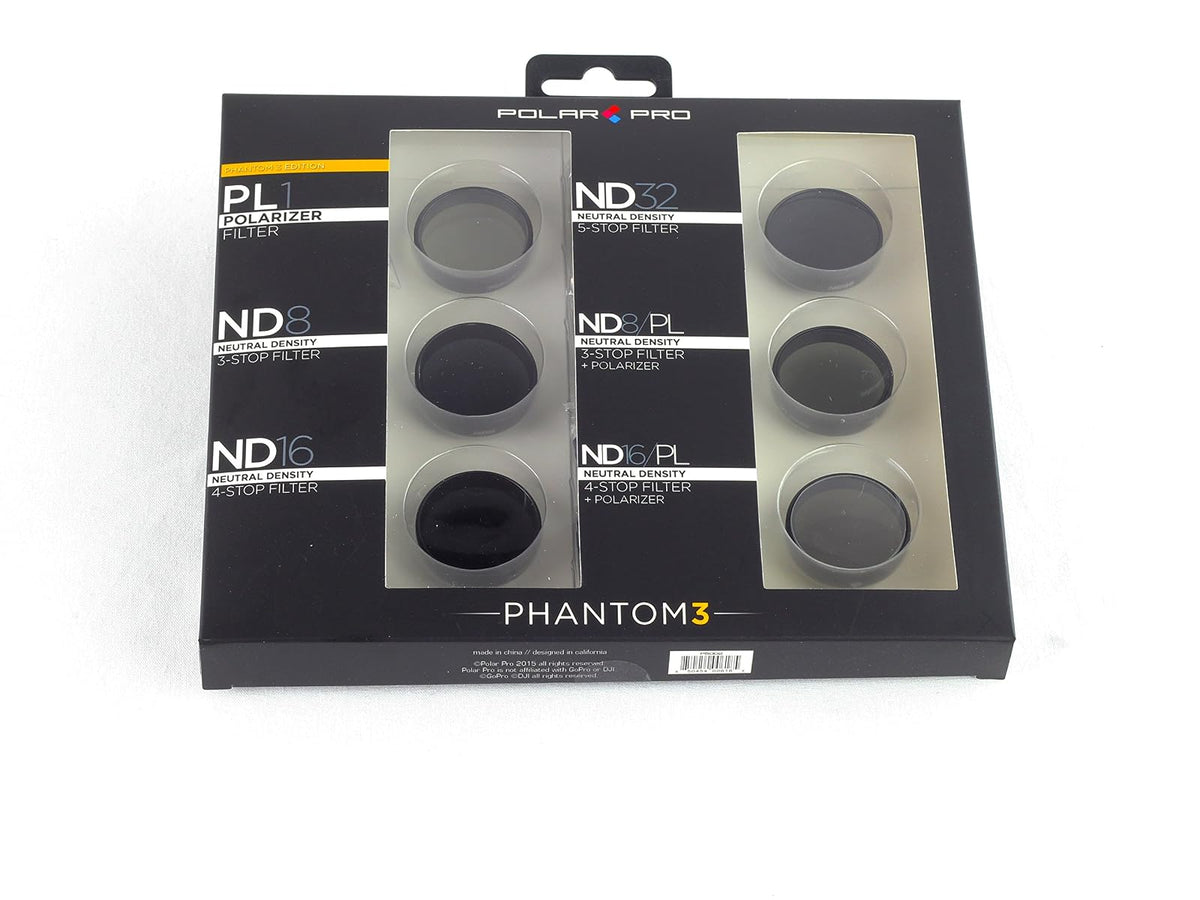 PolarPro Paquete de 6 filtros Profesionales para dji Phantom 4 / Phantom 3